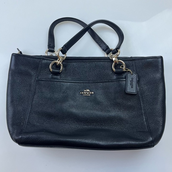 Coach Chicago Mini Ellis Pebbled Leather Bag N250-8 - Picture 1 of 9